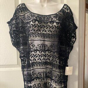 Sheer and lace cover up